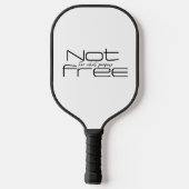 nicht frei pickleball schläger (Rückseite)