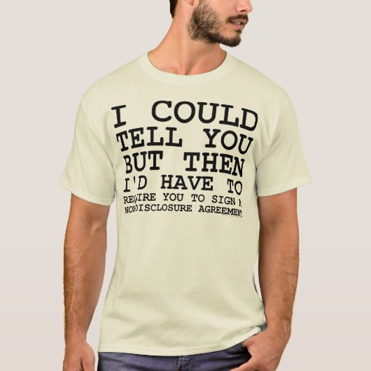 Nicht-Freigabe Vereinbarungs-T - Shirt (Vorderseite)