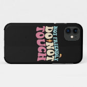 Nicht freundlich, keine Touch Funny Introvertieren Case-Mate iPhone Hülle (Rückseite (Horizontal))