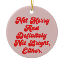 Nicht fröhlich und hell lustiger Anti-Weihnachtste
