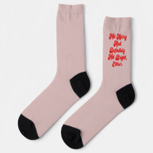 Nicht fröhlich und hell lustiger Anti-Weihnachtste Socken