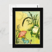 Nicht Frosch weinen Postkarte (Vorne/Hinten)