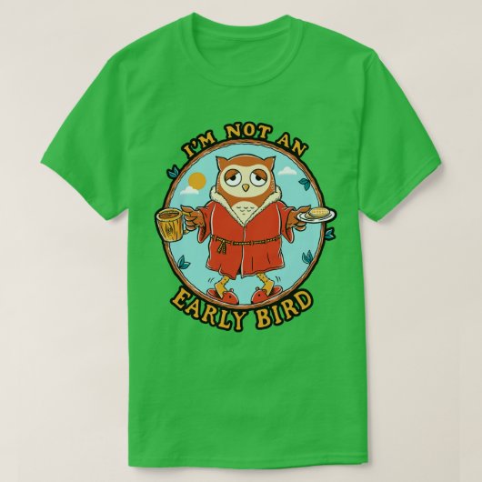 Nicht FrühVogel T-Shirt (Design vorne)
