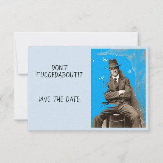 Nicht Fuggedaboutit Save The Date (Vorderseite)