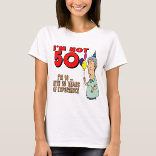 Nicht fünfzig 50. Geburtstags-Geschenke T-Shirt