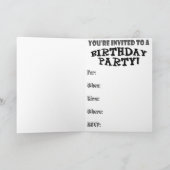 Nicht fünfzig Einladungen zur 50. Geburtstagsparty (Innenseite)