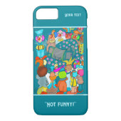Nicht Funny iPhone Case (Rückseite)