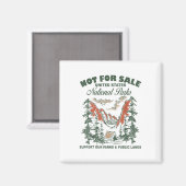 Nicht für den Verkauf von Nationalparks geeignet. Magnet (Vorderseite/Rückseite)