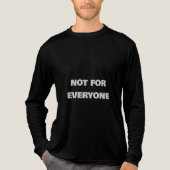Nicht für jeden Minimal Typography Statement Tri-Blend Shirt (Vorderseite)