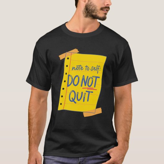 Nicht für sich T-Shirt (Vorderseite)