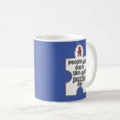 Nicht-Gaming-Leute Rätsel mir-Gamer-Freude Kaffeetasse (VorderseiteRechts)