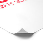 NICHT GAY, sondern unterstützend Poster (Ecke)