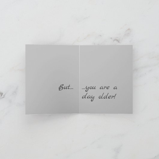 Nicht Geburtstag Karte (Innenseite)