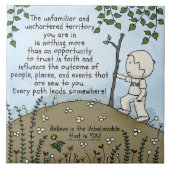 Nicht gechartertes Gebiet Fliese (Vorderseite)