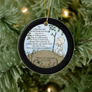 Nicht gechartertes Gebiet Keramik Ornament