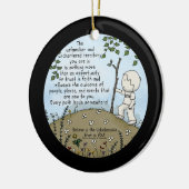 Nicht gechartertes Gebiet Keramik Ornament (Links)