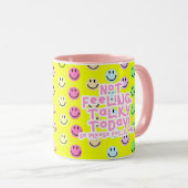 Nicht Gefühl spricht heute - Tasse (VorderseiteRechts)