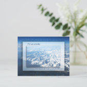 Nicht gegen Fleisch und Blut Postkarte (Stehend Vorderseite)