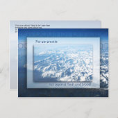 Nicht gegen Fleisch und Blut Postkarte (Vorne/Hinten)