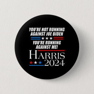 Nicht gegen Joe Biden laufen - Kamala Harris Deba Button