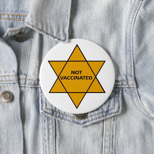 Nicht geimpft button (Beispiel)