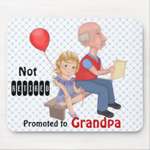 Nicht gelaunt beworben Opa Mousepad