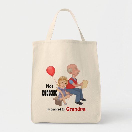 Nicht gelaunt beworben Opa Tragetasche (Vorne)