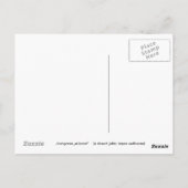 Nicht Gemein, einen Stich- Postkarte (Rückseite)