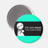 nicht gemein magnet (Vorderseite/Rückseite)