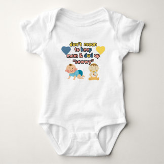 Nicht Gemein Mama & Vater Up Baby Body Anzug Behal Strampler