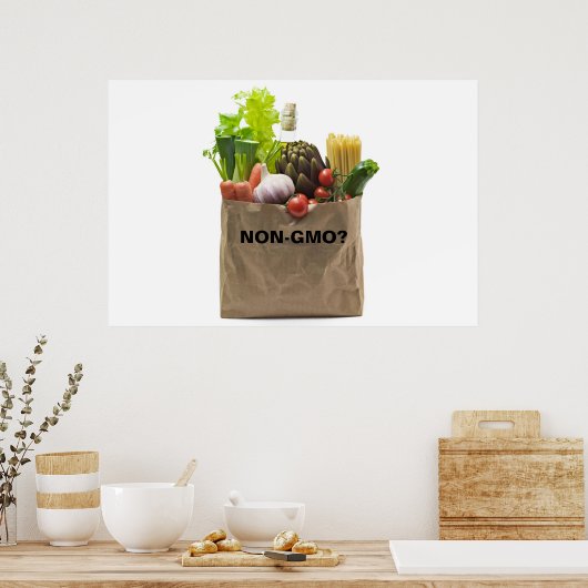 Nicht gentechnisch? poster (Küche)