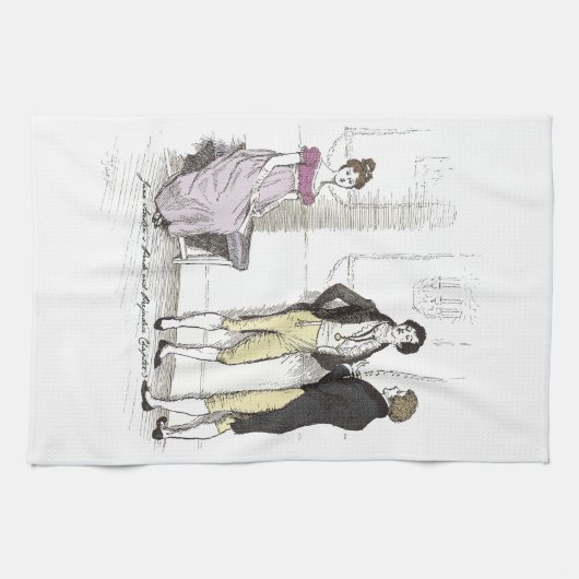 Nicht genug, Jane Austen Pride & Prejudice Geschirrtuch (Horizontal)