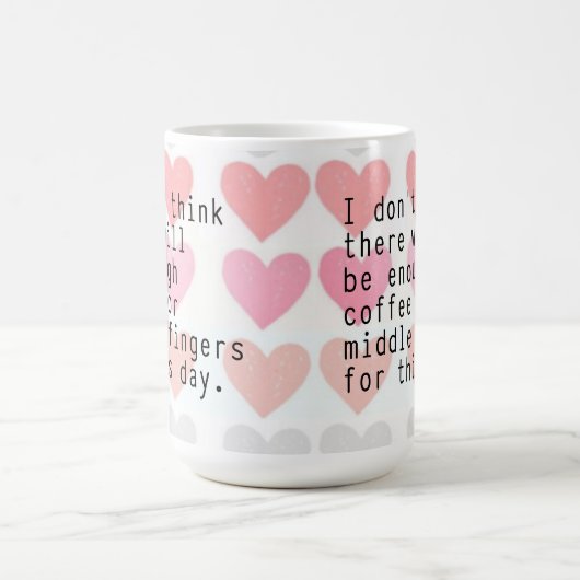 Nicht genug Kaffee oder Tasse für die Mittelklasse (Mittel)