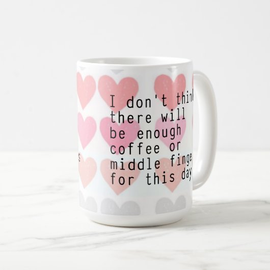 Nicht genug Kaffee oder Tasse für die Mittelklasse (VorderseiteRechts)