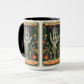 "Nicht genug Platz für dieses Shit"-Tarot Tasse (Vorderseite Links)