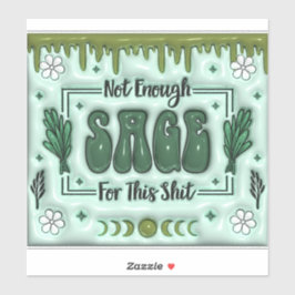 Nicht genug Sage Aufkleber