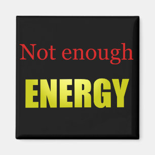 Nicht genügend Energieschwarzes Magnet