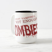 Nicht genügend Zombie-schäumende Tasse (Vorderseite Links)