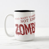 Nicht genügend Zombie-schäumende Tasse (Links)
