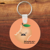 Nicht-Georgien-Peach Schlüsselanhänger (Vorderseite)