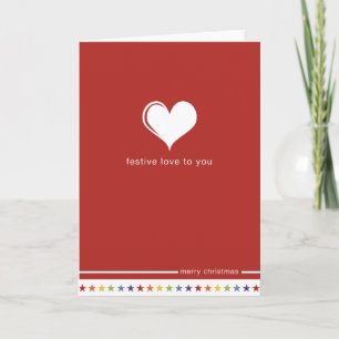 Nicht gerade Design "Festige Liebe für Sie"-Karte Feiertagskarte