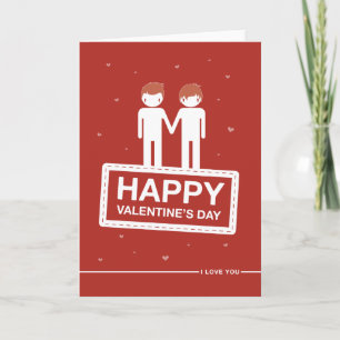 Nicht gerade Design-Valentinstag-Karte Feiertagskarte