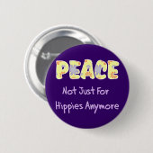 Nicht gerade für Hippies Button (Vorne & Hinten)
