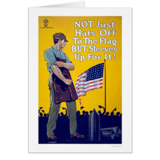 Nicht gerade Hüte weg zur Flagge