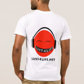 Nicht gerade, leben, grundlegende Lust4Life T-Shirt (Rückseite)