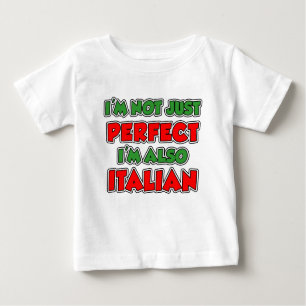 Nicht gerade perfekte italienische Kinder Baby T-shirt