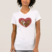 Nicht gerade Welpen-Liebe T-Shirt (Vorderseite)