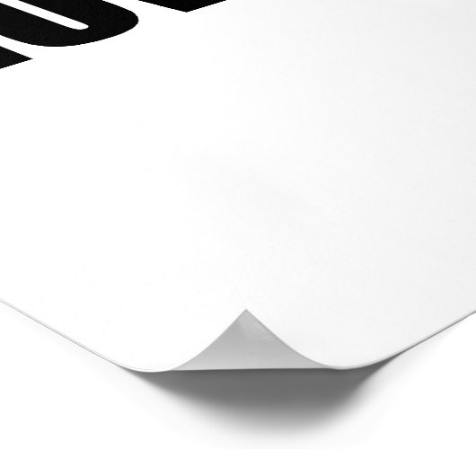 Nicht Gerecycelt? Poster (Ecke)