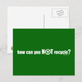 Nicht Gerecycelt? Postkarte (Vorne/Hinten)