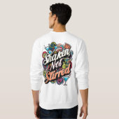 Nicht gerührt sweatshirt (Schwarz voll)